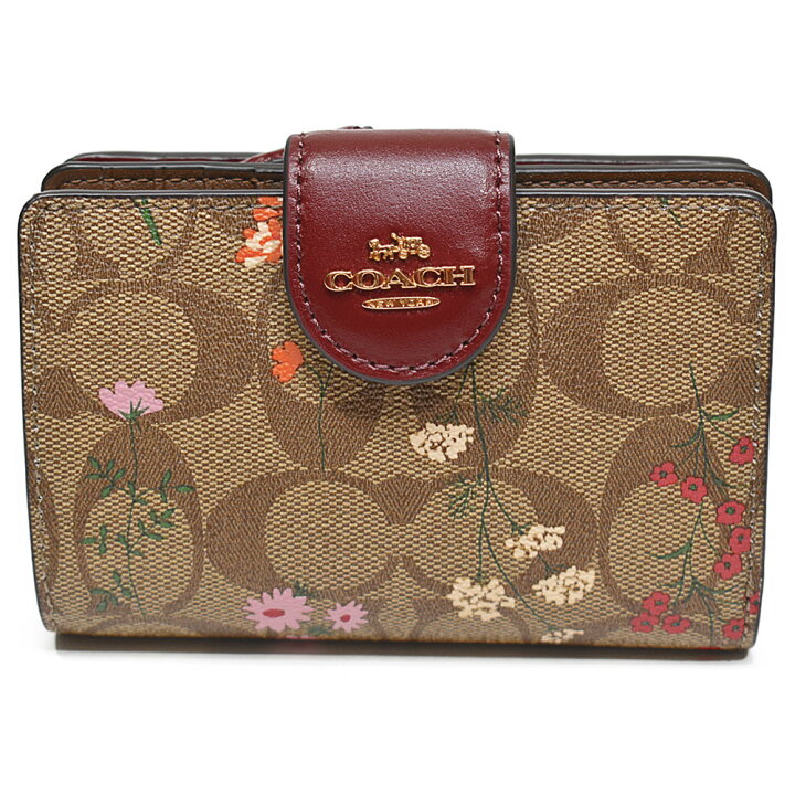 楽天市場】コーチ COACH 財布 折財布 二つ折り財布 C8730 IME7V 花柄 