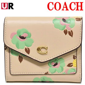 コーチ 折り財布 財布 三つ折り 三つ折り財布 二つ折り財布 折りたたみ財布 ミニ財布 花柄 レザー レディース アウトレット COACH CI192 FCI192 B4RHR フローラル プリント アイボリーマルチ