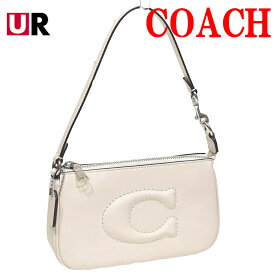 コーチ アクセサリーポーチ バッグ ハンドバッグ アクセポーチ ハンドルポーチ ポーチ リストレット 持ち手つき レディース レザー アウトレット COACH CR364 SV/HA ノリータ 19 チョーク ホワイト 白