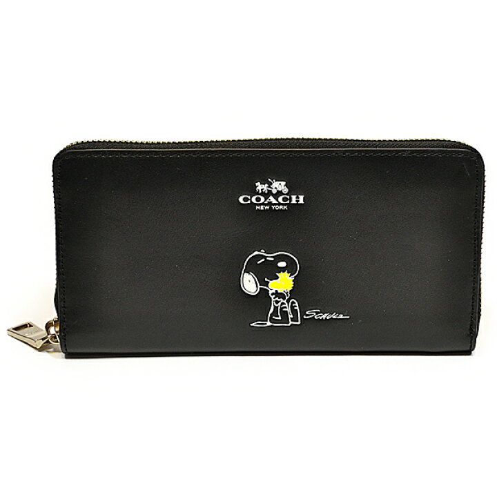 楽天市場】訳あり コーチ COACH 財布 長財布 F53773 SV/BK スヌーピー 