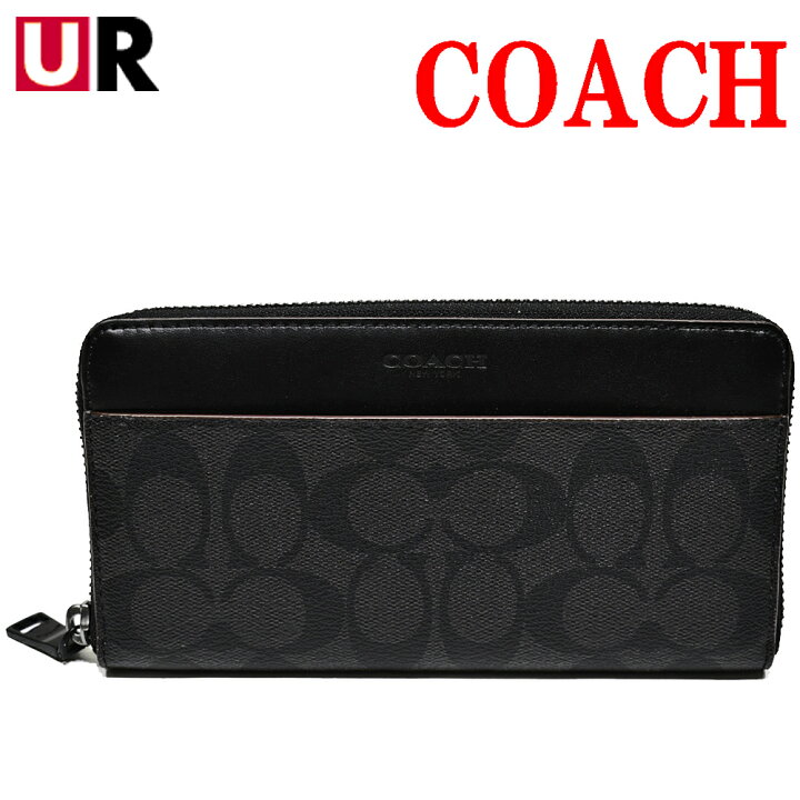 楽天市場】コーチ 財布 長財布 メンズ ラウンドファスナー COACH  
