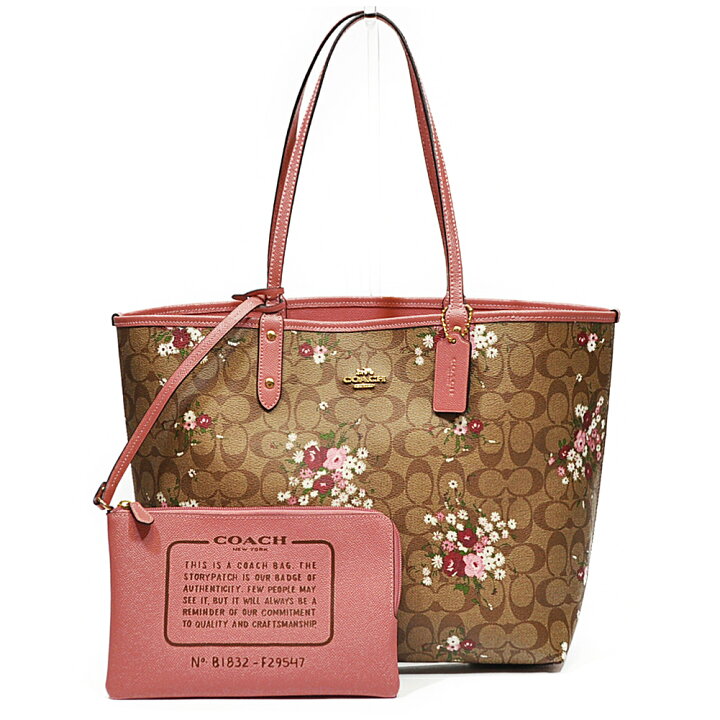 楽天市場】コーチ COACH トート バッグ F29547 IMLGQ PVC フローラル  