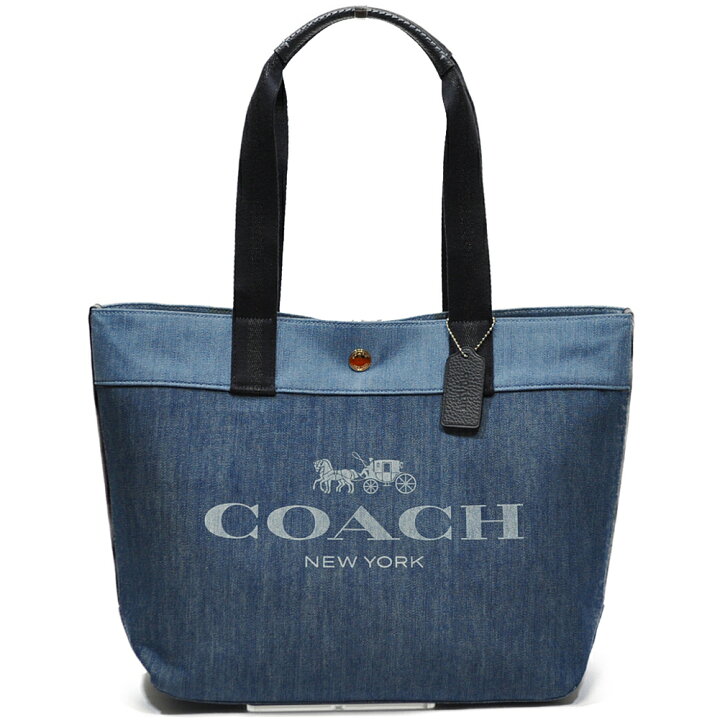 楽天市場】コーチ トート バッグ COACH F91131 SV/DE デニム 