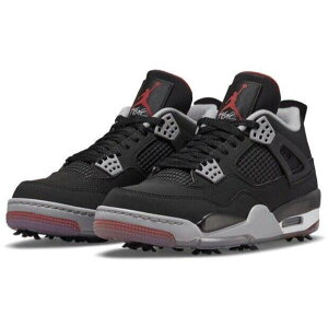 �y���������z�y�����Y�z nike �i�C�L �W���[�_�� �S���t�V���[�Y Jordan 4 Retro Golf�iBred�j �X�j�[�J�[ �C �ł����ςȂ� Men's Golf Shoes CU9981-002