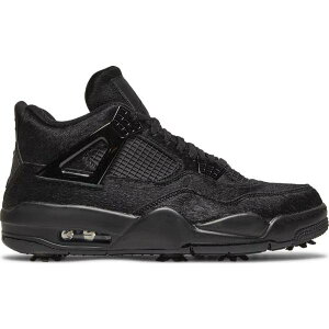 �y���������z�y�����Y�z nike �i�C�L �W���[�_�� �S���t�V���[�Y Jordan 4 Retro Golf�iBlack Cat Pony Hair�j �X�j�[�J�[ �C �ł����ςȂ� Men's Golf CU9981-001