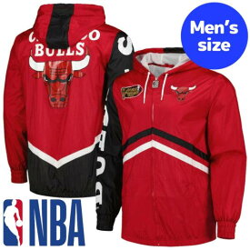 【送料無料+割引クーポン】 NBAオフィシャル メンズ ウィンドブレーカー アウター ナイロンジャケット サテンジャケット シカゴ・ブルズ Chicago Bulls Undeniable Windbreaker Jacket