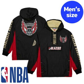 【送料無料+割引クーポン】 NBAオフィシャル メンズ ウィンドブレーカー アウター ナイロンジャケット サテンジャケット ポートランド・トレイルブレイザーズ Portland Trail Blazers OG 2.0 Vintage Jacket