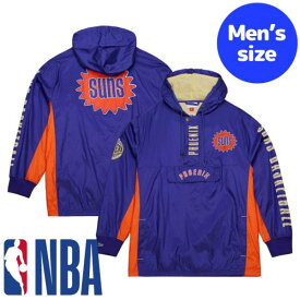 【送料無料+割引クーポン】 NBAオフィシャル メンズ ウィンドブレーカー アウター ナイロンジャケット サテンジャケット フェニックス・サンズ Phoenix Suns Team OG 2.0 Vintage Windbreaker Jacket