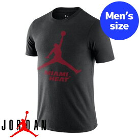 【送料無料+割引クーポン】 NBA公式 nike ナイキ ジョーダン Jordan メンズ Tシャツ 半袖トップス マイアミ・ヒート Miami Heat Essential Jordan T-Shirt