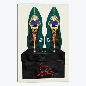 �y���������z �č����̂������ȃI�}�[�W���A�[�g Love My Eiffel Towers ���u�^�� Christian Louboutin �L�����o�X�A�[�g �G�� �͗l�ւ� �X������ �����j�� ��t ��c�� �ҍ���