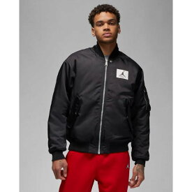 【送料無料+割引クーポン】 メンズアウタージャケット nike ナイキ ジョーダン Jordan Essentials Men's Statement Varsity Jacket （Black/Sail） ユニセックス MA-1 ボンバージャケット