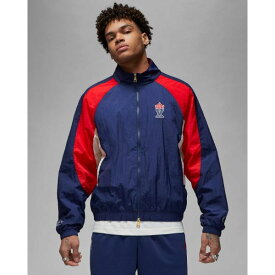 【送料無料+割引クーポン】 メンズアウタージャケット nike ナイキ ジョーダン Jordan x Trophy Room Men's Woven Jacket （Midnight Navy/University Red）