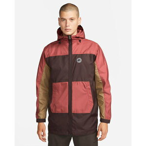 �y���������z �����Y�A�E�^�[�W���P�b�g �i�C�L Nike Sportswear Men's Woven Sports Utility Jacket �iBrown Basalt/Dark Driftwood�j �W�����p�[ �i�C�����W���P�b�g �E�B���h�u���[�J�[ �E�[�u���W���P�b�g