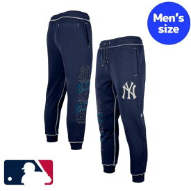 【送料無料+割引クーポン】 MLBオフィシャル New Era ニューエラ メンズ スウェットパンツ ジョガーパンツ ボトムス ニューヨーク・ヤンキース New York Yankees Men's pants Navy