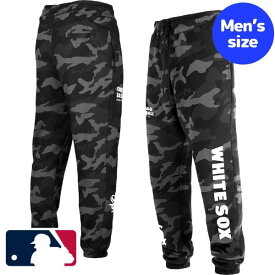 【送料無料+割引クーポン】 MLBオフィシャル New Era ニューエラ メンズ スウェットパンツ ジョガーパンツ ボトムス シカゴ・ホワイトソックス Chicago White Sox Men's pants Black