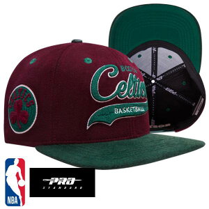 �y���������z NBA���� ���K�i �����Y �L���b�v �X�q �n�b�g �A�W���X�^�u���L���b�v ���j�Z�b�N�X �v���X�^���_�[�h Pro Standard �{�X�g���E�Z���e�B�b�N�X BOSTON CELTICS TAIL SWEEP 2 TONE SNAPBACK HAT