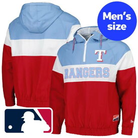 【送料無料+割引クーポン】 MLB公式 ニューエラ New Era メンズ ウィンドブレーカー アウタージャケット テキサス・レンジャーズ Texas Rangers New Era Ripstop Windbreaker Jacket