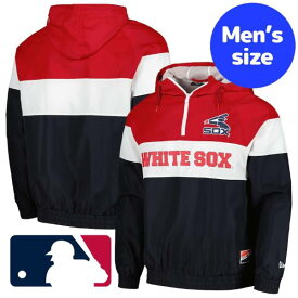 【送料無料+割引クーポン】 MLB公式 ニューエラ New Era メンズ ウィンドブレーカー アウタージャケット シカゴ・ホワイトソックス Chicago White Sox New Era Ripstop Windbreaker Jacket