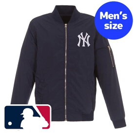 【送料無料+割引クーポン】 MLBオフィシャル メンズ ボンバージャケット MA-1 アウター ニューヨーク・ヤンキース New York Yankees Lightweight Nylon Bomber Jacket