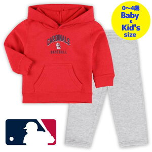 �y���������z�y�x�r�[�E�L�b�Y�T�C�Y�i0-4�Ηp�j�z MLB�I�t�B�V���� �L�b�Y�p�㉺2�_�Z�b�g�A�b�v �q���p�㉺�Z�b�g �k�[�g�o�[ �Z���g���C�X�E�J�[�W�i���X St. Louis Cardinals Hoodie & Pants Set