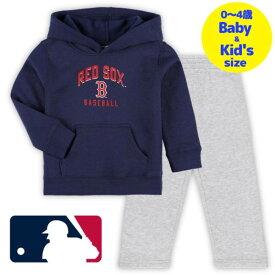 【送料無料+割引クーポン】【ベビー・キッズサイズ（0-4歳用）】 MLBオフィシャル キッズ用上下2点セットアップ 子供用上下セット 吉田正尚 ボストン・レッドソックス Boston Red Sox Hoodie & Pants Set