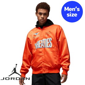 【送料無料+割引クーポン】 メンズ ジャケット アウター ジャンパー スタジャン ナイキ NIKE ジョーダン Jordan Flight MVP Wheaties Jacket（Rush Orange）