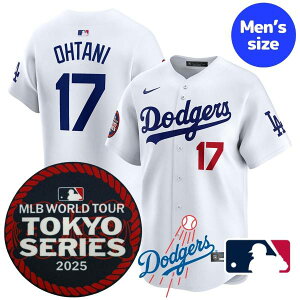 【送料無料】【数量限定】 MLB開幕戦東京シリーズ2025 MLB公式 メジャーリーグオフィシャル 正規品 NIKE ナイキ メンズ ロサンゼルス・ドジャース 大谷翔平 ジャージ ユニフォーム ユニホーム S