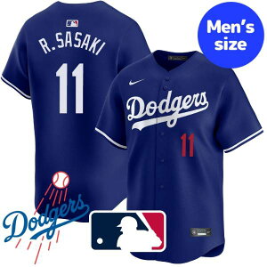 yz MLB W[[OItBV Ki NIKE iCL Y T[XEhW[X XؘN W[W jtH[ jz[ Roki Sasaki Los Angeles Dodgers Alternate Royal Lim