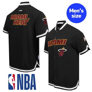 yz NBA ItBVACe Y WPbg X^W AE^[ gbvX Pro Standard vX^_[h }CA~Eq[g W~[Eog[ MIAMI HEAT CLASSIC MEN'S WARM UP J