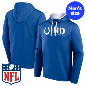 yz NFL Y p[J[ gbvX g[i[ t[fB[ CfBAi|XERc Indianapolis Colts Logo Athletic Head Start Pullover Hoodie