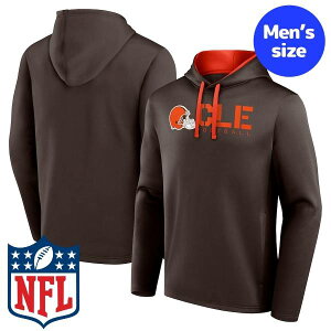 �y���������z NFL���� �����Y �p�[�J�[ �����g�b�v�X �g���[�i�[ �t�[�f�B�[ �N���[�u�����h�E�u���E���Y Cleveland Browns Logo Athletic Head Start Pullover Hoodie
