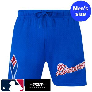 【送料無料】【正規品】 MLB公式 メジャーリーグオフィシャルアイテム メンズ 短パン ジャージ ハーフパンツ ショートパンツ ショーツ ボトムス プロスタンダード Pro Standard アトランタ・ブ