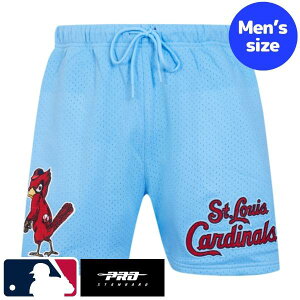 【送料無料】【正規品】 MLB公式 メジャーリーグオフィシャルアイテム メンズ 短パン ジャージ ハーフパンツ ショートパンツ ショーツ ボトムス プロスタンダード Pro Standard セントルイス・