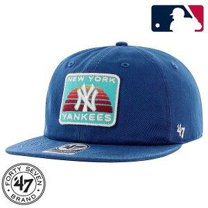 �y���������z MLB���� ���K�i �����Y �L���b�v �X�q �n�b�g �x�[�X�{�[���L���b�v 47 Brand �t�H�[�e�B�[�Z�u�� �j���[���[�N�E�����L�[�X �W���b�W New York Yankees 47 Cypress Captain Snapback Hat