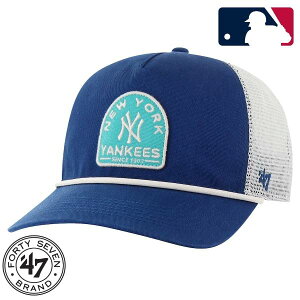 �y���������z MLB���� ���K�i �����Y �L���b�v �X�q �n�b�g �x�[�X�{�[���L���b�v 47 Brand �t�H�[�e�B�[�Z�u�� �j���[���[�N�E�����L�[�X �W���b�W New York Yankees 47 Cypress Trucker Hitch Adjustable Hat
