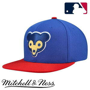 �y���������z MLB���� ���K�i �����Y �L���b�v �X�q �n�b�g �x�[�X�{�[���L���b�v �~�b�`�F���A���h�l�X Mitchell & Ness �V�J�S�E�J�u�X ���i���� ��ؐ��� Chicago Cubs Cooperstown Collection Basic Flip Snap