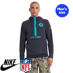 yz NFL Atg Y hWPbg EBhu[J[ AE^[ Wp[ iCL Nike }CA~EhtBY Miami Dolphins Nike 2025 Rivalries Collection Sideline Anorak Half-Zip