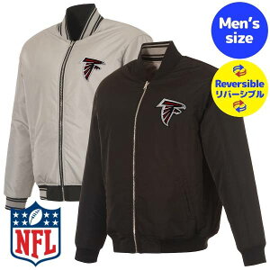 yz NFL Atg Y X^W AE^[ {o[WPbg MA-1 Wp[ JH Design Ag^Et@RY Atlanta Falcons Full-Zip Reversible Flight Jacket