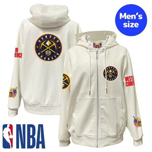 �y���������z NBA���� �����Y �p�[�J�[ �t�[�f�B�[ �����g�b�v�X �W�b�v�A�b�v�p�[�J�[ �W�F�t�E�n�~���g�� Jeff Hamilton �f���o�[�E�i�Q�b�c ��R���E���L�b�` Denver Nuggets Vegan Leather Full-Zip Hoodi