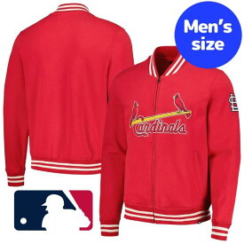 【送料無料+割引クーポン】 MLBオフィシャル メンズ トラックジャケット ジャージ Red ヌートバー セントルイス・カージナルス St. Louis Cardinals 47 Wax Pack Pro Camden Track Jacket