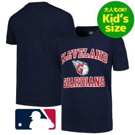 【送料無料+割引クーポン】【大人もOK★キッズサイズ】 MLBオフィシャル キッズ用Tシャツ 子供用半袖トップス クリーブランド・ガーディアンズ Cleveland Guardians Fanatics Heart & Soul T-Shirt