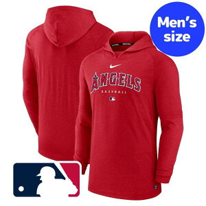 �y���������z MLB�I�t�B�V���� �����Y �p�[�J�[ �����g�b�v�X �t�[�f�B�[ nike �i�C�L ��J�ĕ� ���T���[���X�E�G���[���X Los Angeles Angels Early Work Hoodie