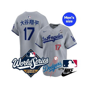 yz MLB Ki NIKE iCL Jĕ [hV[Y 2025 jtH[ T[XEhW[X Shohei Ohtani Kanji Los Angeles Dodgers Road Limited 2025 World Series Jersey jz[ W[