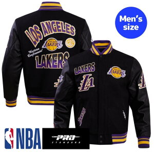 �y���������z NBA���� ���K�i �����Y �A�E�^�[ �X�^�W���� �W���P�b�g ���T���[���X�E���C�J�[�Y ���u�����E�W�F�[���Y ������ ���J�E�h���`�b�` LOS ANGELES LAKERS TURN IT UP MEN'S RIB WOOL VARSITY JACKET
