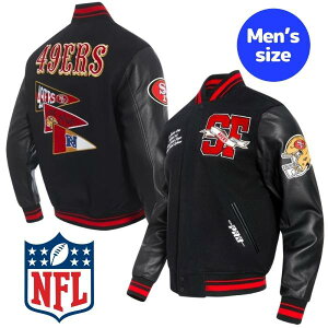 yz Pro Standard vX^_[h NFL Y AE^[ o[VeBWPbg X^W Atg TtVXRE49ers SAN FRANCISCO 49ERS TEAM PENNANTS RIB WOOL VARSITY JACKET