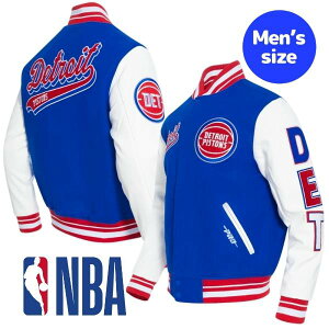 �y���������z Pro Standard �v���X�^���_�[�h NBA���� �����Y �A�E�^�[ �o�[�V�e�B�W���P�b�g �X�^�W���� �W�����p�[ �f�g���C�g�E�s�X�g���Y DETROIT PISTONS SCRIPT TAIL RIB WOOL VARSITY JACKET