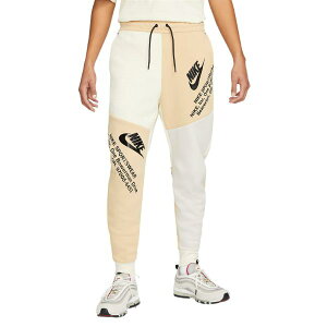 �y���������z�y�����Y�z �i�C�L Nike Sportswear Tech �t���[�X�W���K�[�p���c�iSesame/Coconut Milk/Lt Bone/Black�j �X�E�F�b�g�p���c �{�g�� Men's Pants DM6480-252
