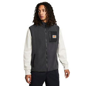 【送料無料+割引クーポン】【メンズ・Men's】 ナイキ Nike Sportswear Sports Utility Fleece Vest（Dark Smoke Grey/Black） ベストジャケット アウター フリースベスト