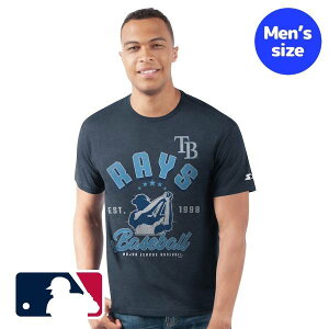 �y���������z MLB���� ���W���[���[�O�I�t�B�V���� �����Y T�V���c �����g�b�v�X �X�^�[�^�[ Starter �^���p�x�C�E���C�Y Tampa Bay Rays Prime Time Batter T-Shirt