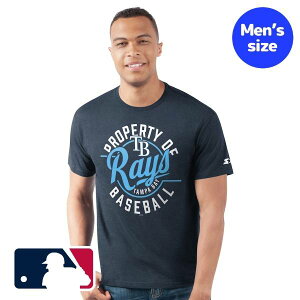 �y���������z MLB���� ���W���[���[�O�I�t�B�V���� �����Y T�V���c �����g�b�v�X �X�^�[�^�[ Starter �^���p�x�C�E���C�Y Tampa Bay Rays Prime Time Property Of T-Shirt